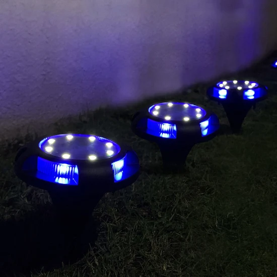LED Waterproof Solar Smart Garden Light LED Outdoor Landscape Solar Ground Lamp