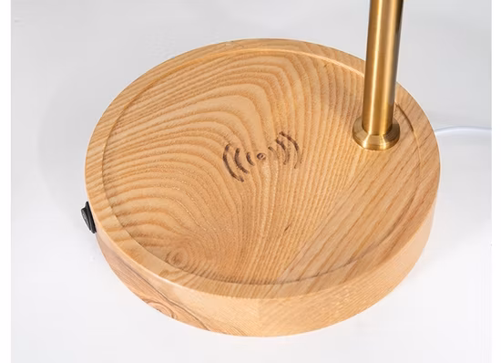 LED Table Lamp Foldable with Wireless Charger 6000K White Light 3 Brightness Modes Desk Light