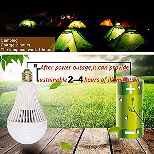 9W 12W 15W Multi-Function Battery Backup Rechargeable Emergency LED Bulb