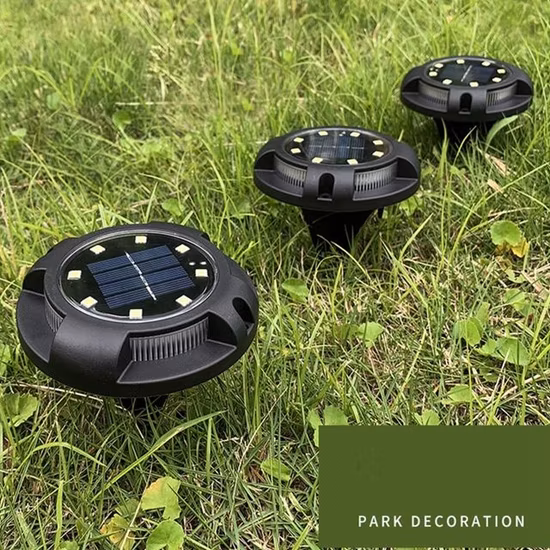 LED Waterproof Solar Smart Garden Light LED Outdoor Landscape Solar Ground Lamp