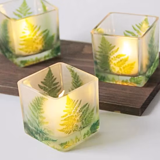 Black Matte Scented Soy Wax Scented Candle Holder with Wooden Wicks