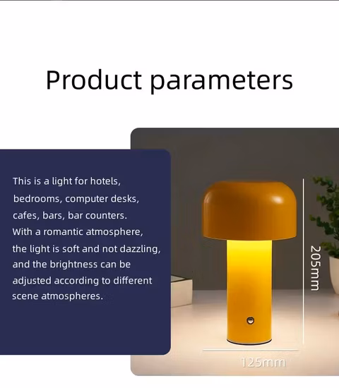 Moya Touch Dimming Night USB Wireless Charging Table Lamp