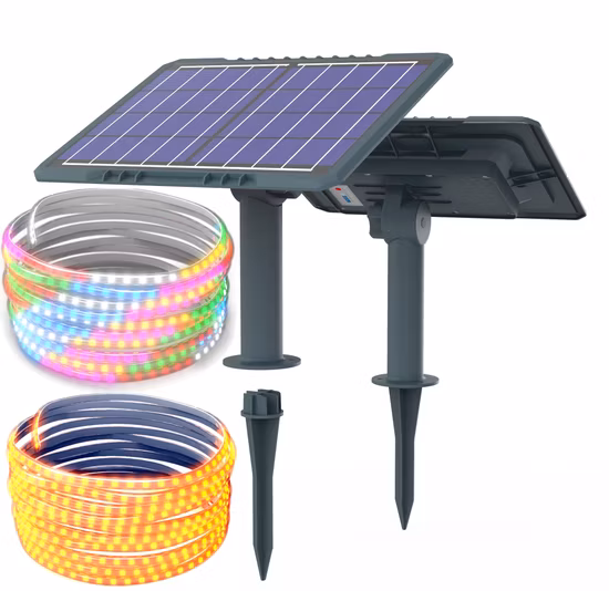 Yaye Solar Factory Supplier 50W/100W/200W Outdoor Waterproof IP65 RGB/Single Color LED Strip Garden Christmas Holiday Landscape Decorative Light Manufacturer